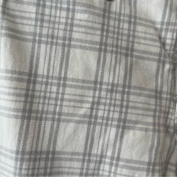 Anthropologie Pilcro and The Letterpress Womens Plaid Pants Size 27 Gray Pockets - Picture 11 of 12